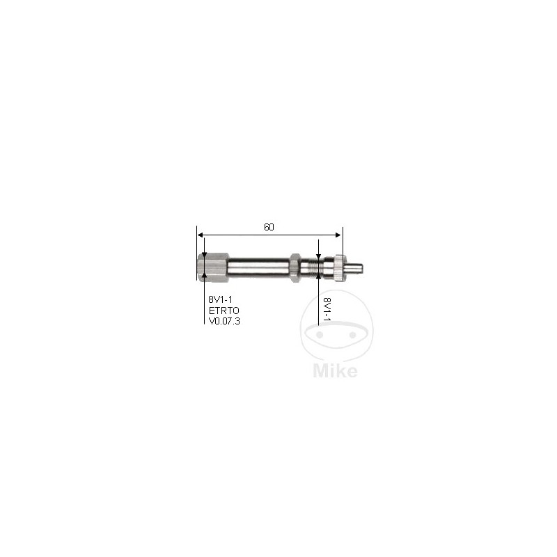 Extensión de válvula recta 54 MM 519.46.26