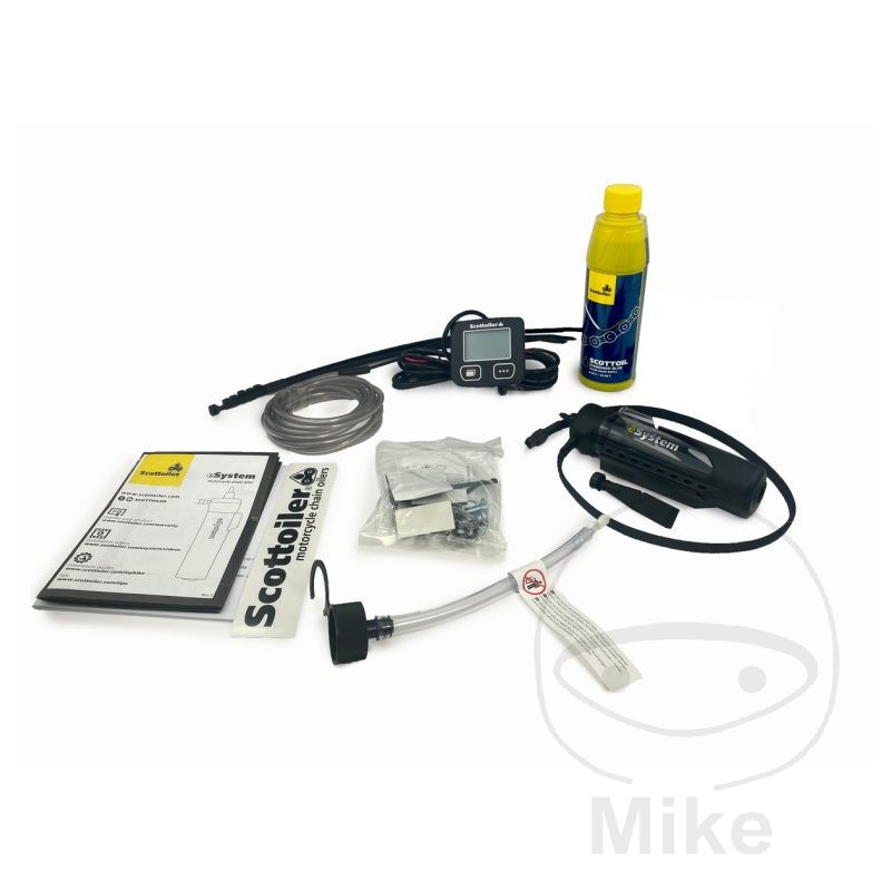 SCOTTOILER Electronic universal chain lubrication system with bio oil E-SYSTEM V3.1 710.08.00