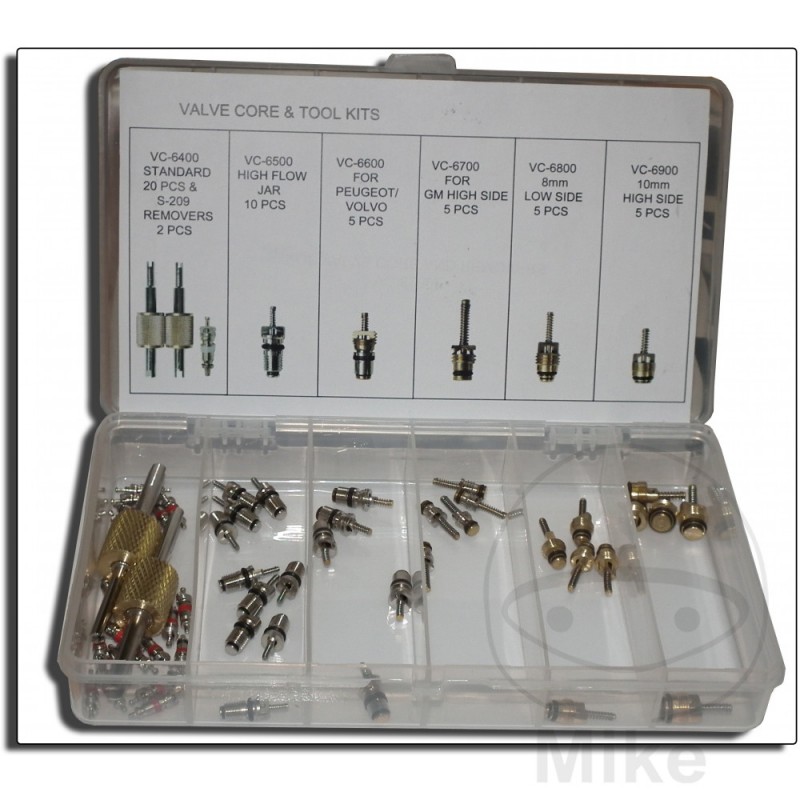 Pack 6 obús para válvula de neumático 272.41.16