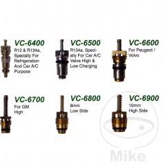 Pack 6 shell for tire valve 272.41.16