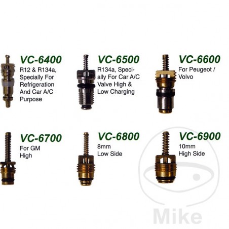 Pack 6 shell for tire valve 272.41.16