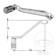 PEDAL DE CAMBIO 710.58.85
