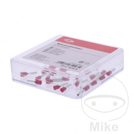 JMP Pack 25 terminales de cable 0.75X8 MM ALTN: 1580168 158.08.79