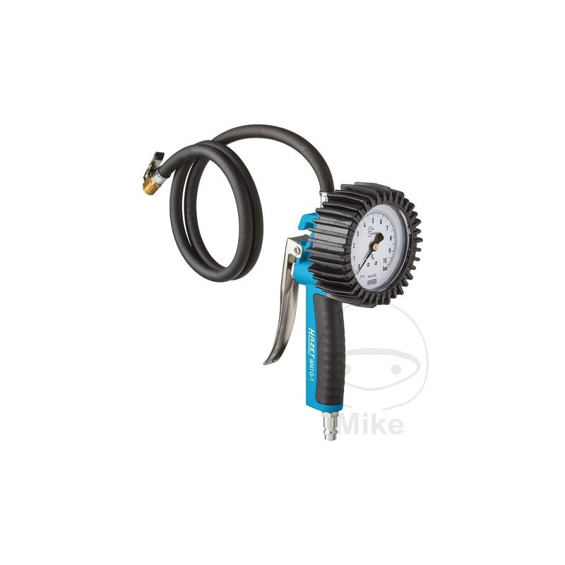 HAZET Tire pressure gauge includes poster 0-10 BAR 677.03.86