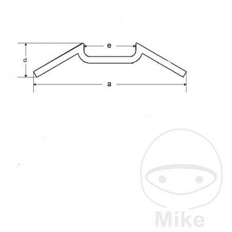 FEHLING Steel handlebar 22 MM 730.83.23