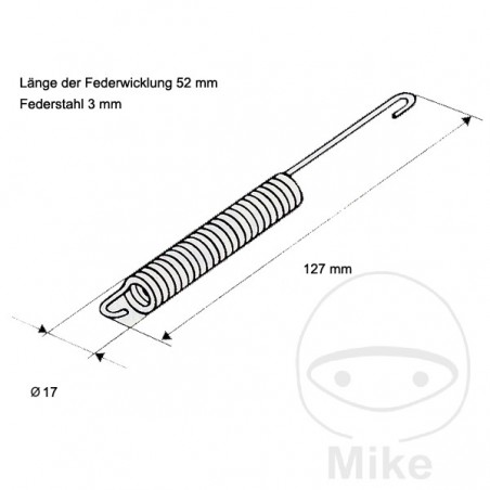 MUELLE PARA CABALLETE CENTRAL 710.53.31