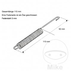 MUELLE PARA CABALLETE CENTRAL 710.53.49