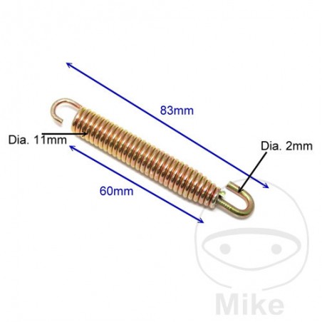 JMP Juego 4 muelles de escape silencioso 83 MM 764.00.30