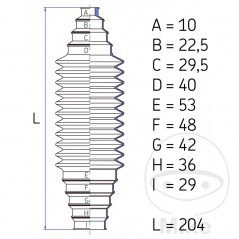 SKF Front fork bar protector VKJP 02000 468.00.01