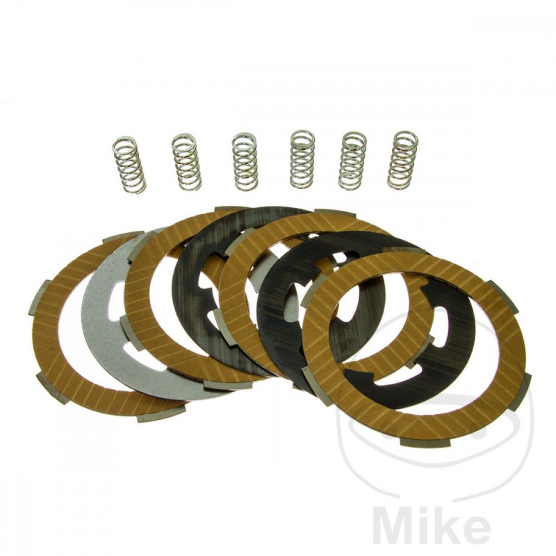 Set of 7 clutch discs and 6 springs 756.03.05
