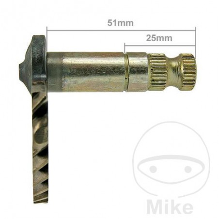 kick start shaft 51/25 MM GY6 QMB139 756.99.65