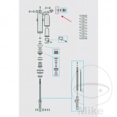 KAYABA shock absorber gasket for motorcycle 1.5 X 25 MM 773.06.28