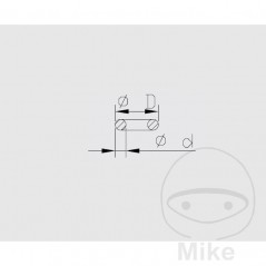 KAYABA Fork bleed screw gasket 1.8 X 7.5 MM 773.06.30