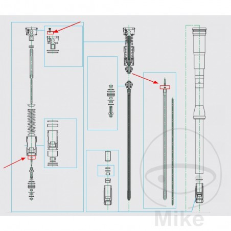 KAYABA Fork bleed screw gasket 1.8 X 6.5 MM 773.06.29