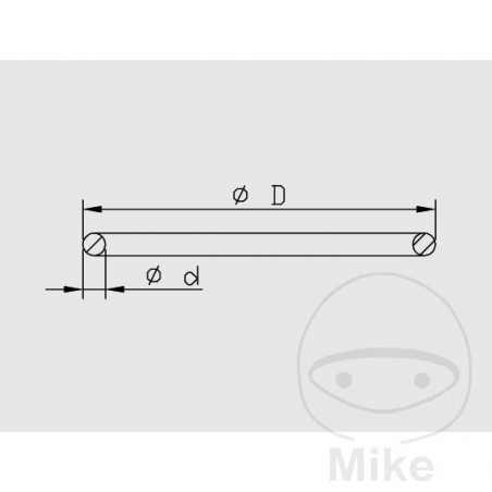 KAYABA Shock Absorber Free Piston Gasket 2 X 42 MM 773.06.34