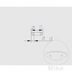 KAYABA O-RING SEAL 9 X 18 2 MM 773.11.99