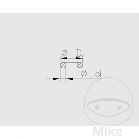 KAYABA O-RING SEAL 9 X 18 2 MM 773.11.99
