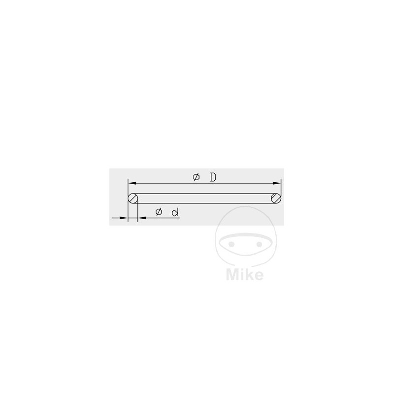 KAYABA Lower fork cover gasket 2.4 X 38 MM 773.10.83