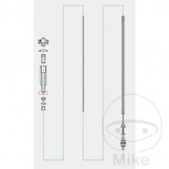 KAYABA Junta torica de horquilla 2.1 X 12.5 MM 773.11.24