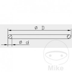 KAYABA fork o-ring 2.1 X 18 MM 773.11.31