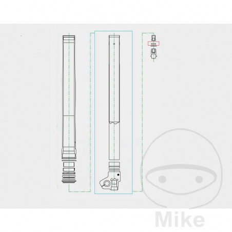 KAYABA fork o-ring 2.1 X 18 MM 773.11.31