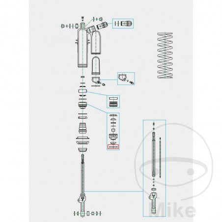 KAYABA fork head gasket 33.5 X 40 3.5 MM 773.11.87