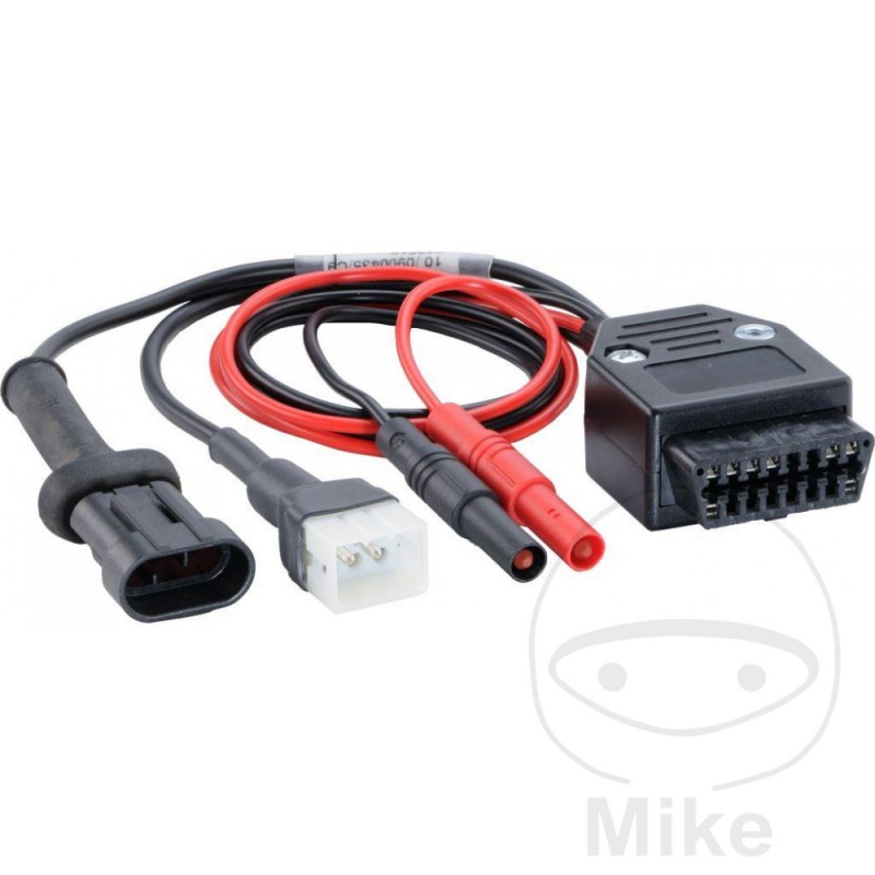 GUTMANN Adaptador conector para diagnóstico unidad de control moto BAP01 3 + 6 PIN 658.29.51