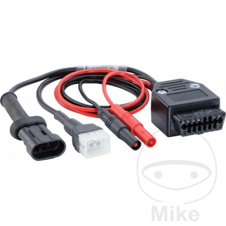 GUTMANN Adaptador conector para diagnóstico unidad de control moto BAP01 3 + 6 PIN 658.29.51