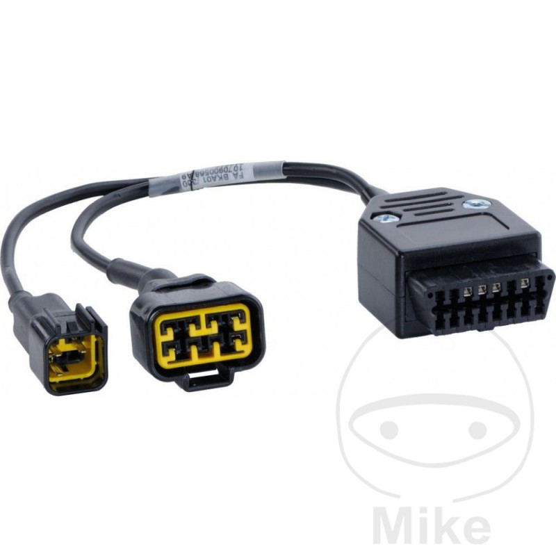 GUTMANN Adaptador conector para diagnóstico unidad de control moto BKA01 4 + 8 PIN 658.77.94