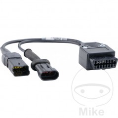 GUTMANN Adaptador conector para diagnóstico unidad de control moto BDU02 3 + 4 PIN 668.00.15