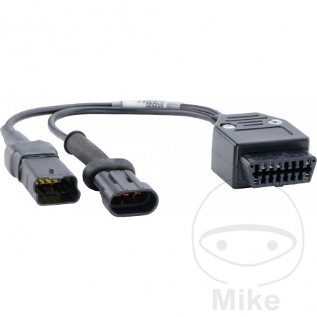 GUTMANN Adaptador conector para diagnóstico unidad de control moto BDU02 3 + 4 PIN 668.00.15