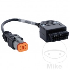GUTMANN Adaptador conector para diagnóstico unidad de control moto 668.01.13
