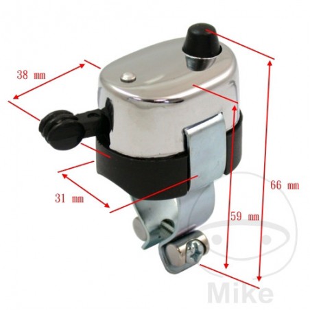 JMP 2 position switch + 1 light button 704.00.66