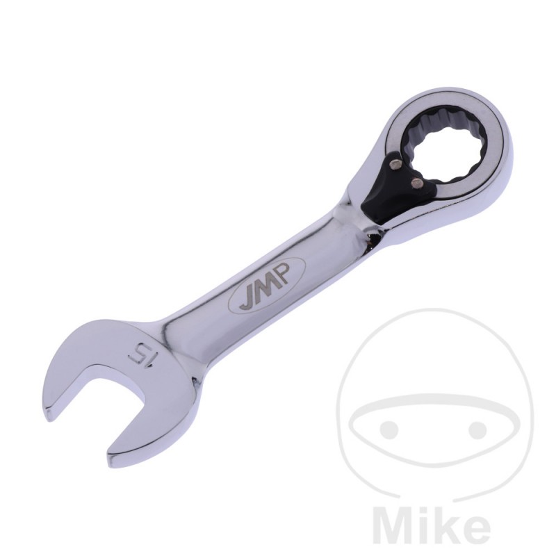 JMP Llave carraca corta con conmutación 15 MM 604.00.09