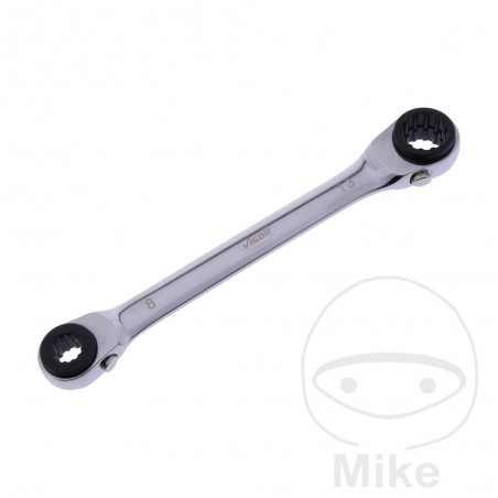 VIGOR Llave de carraca doble 4 en 1 8 10 12 13 MM 604.00.47