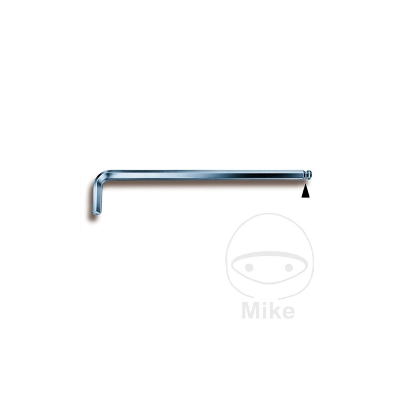 HAZET Llave allen acodada con cabeza esférica 12 MM 605.26.90