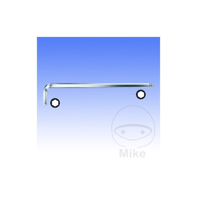 HAZET Ball head offset allen key 2.5 MM 605.26.74