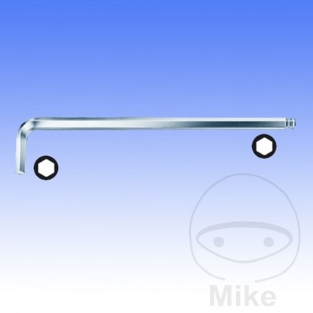 HAZET Llave allen acodada con cabeza esférica 2.5 MM 605.26.74