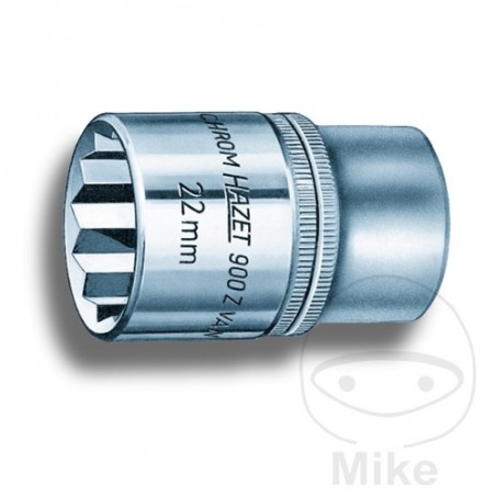 HAZET Bi-hexagonal socket wrench 1/2 33 MM 50 607.73.58