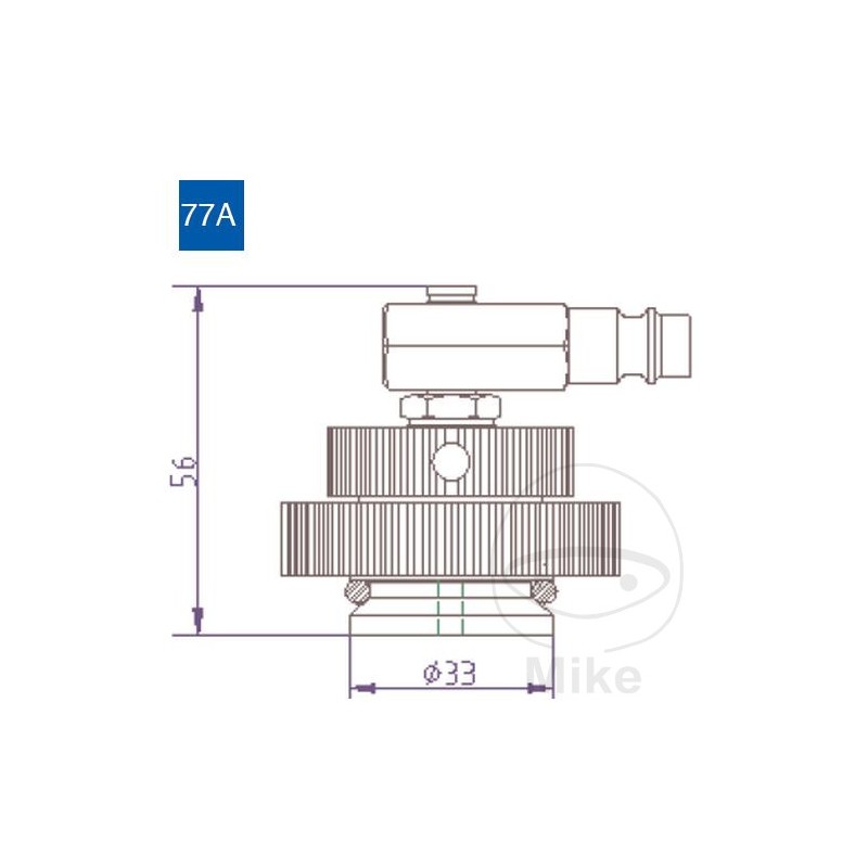 Tapa de conexión para sangrado frenos NR.77 A 03.9302-0938.2 657.00.00