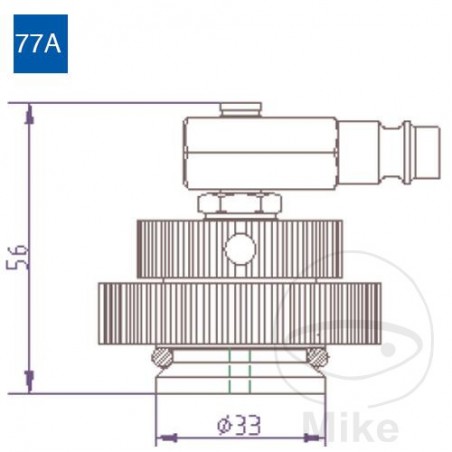 Brake bleeding connection cap NR.77 A 03.9302-0938.2 657.00.00