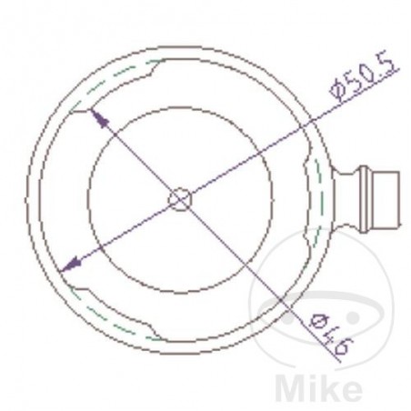 Brake bleeding connection cap NR.77 A 03.9302-0938.2 657.00.00