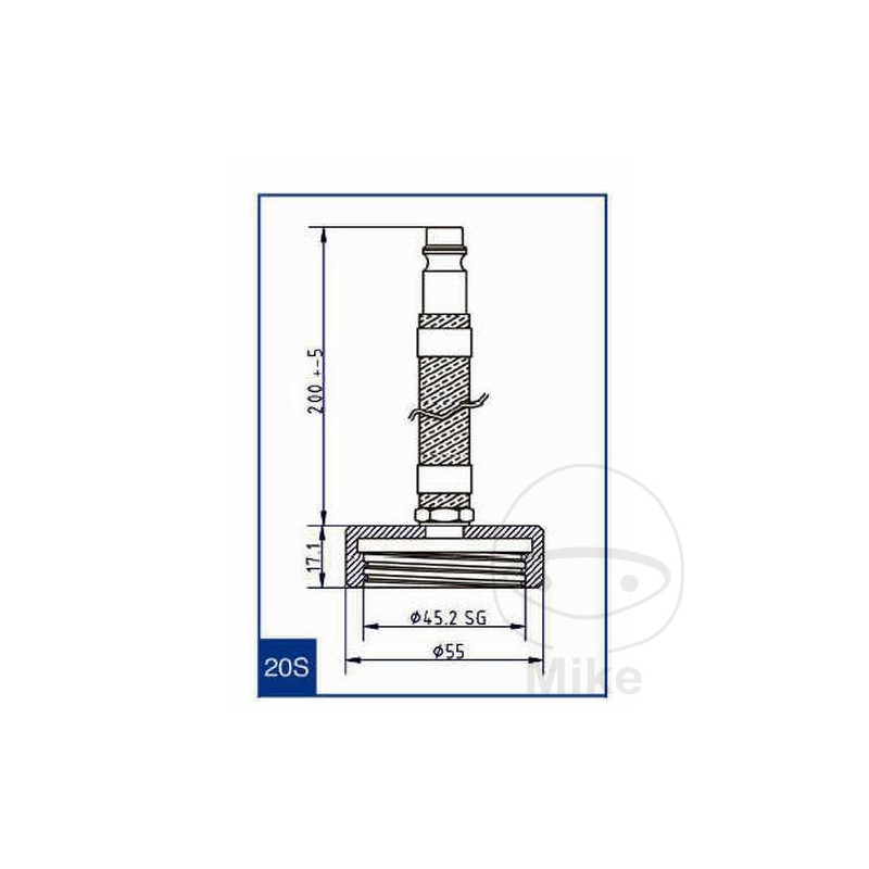 ATE Brake bleeding connection cap NR.20 S 03.9302-0948.2 657.00.20