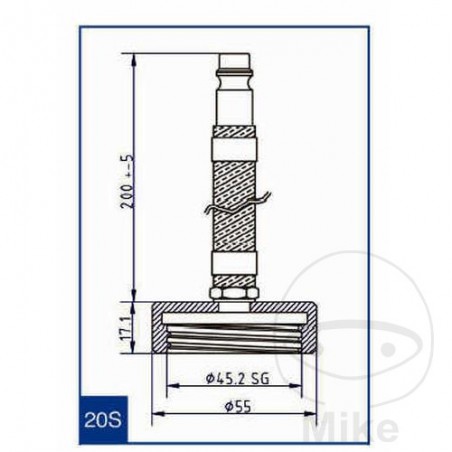ATE Tapa de conexión para sangrado frenos NR.20 S 03.9302-0948.2 657.00.20