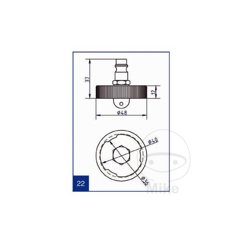 ATE Brake bleeding connection cap NR.22 03.9302-0902.2 657.00.21