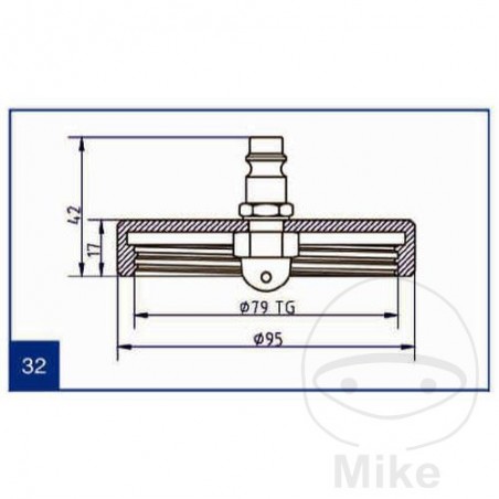 ATE Brake bleeding connection cap NR.32 03.9302-0919.2 657.00.26