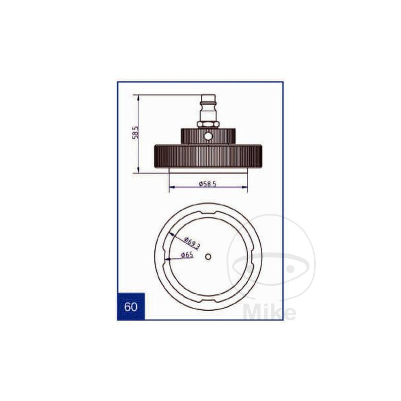 ATE Brake bleeding connection cap NR.60 03.9302-0917.2 657.00.33