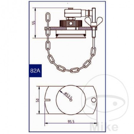 ATE Brake bleeding connection cap NR.82 A 03.9302-0929.2 657.00.43