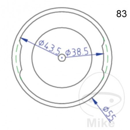 ATE Brake bleeding connection cap NR.83 03.9302-0939.2 657.02.61