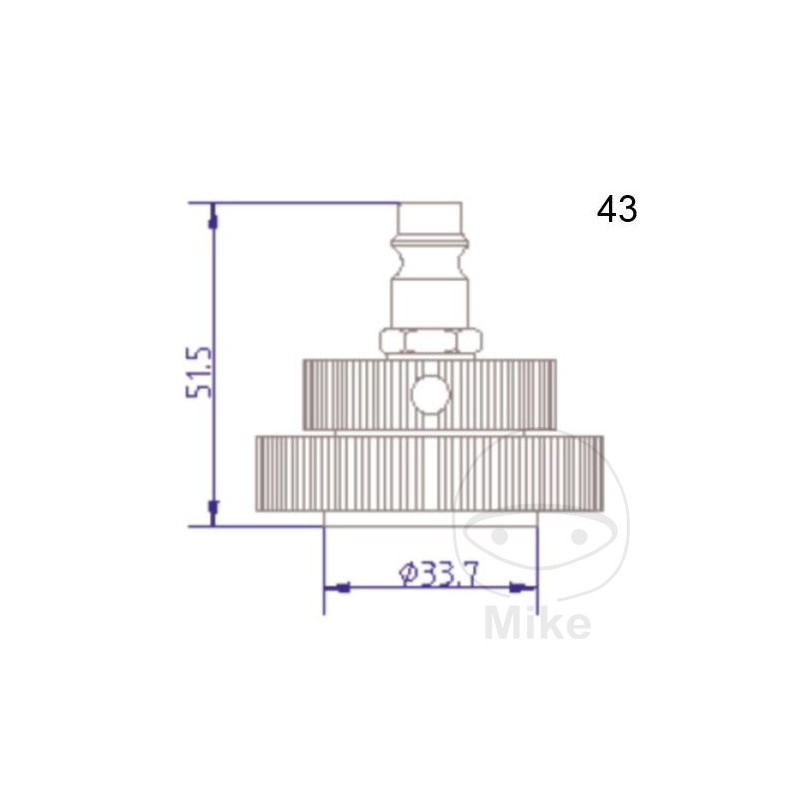 ATE Brake bleeding connection cap NR.43 03.9302-0774.2 657.21.35
